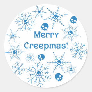Sticker Rond Joyeux Creepmas !