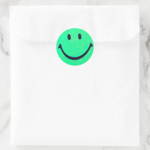 Sticker Rond Joyeux face