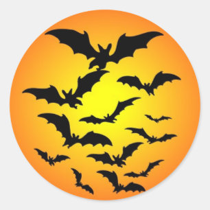 Sticker Rond Joyeux Halloween