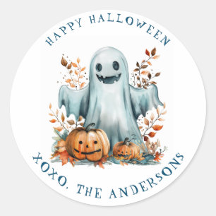 Sticker Rond Joyeux Halloween