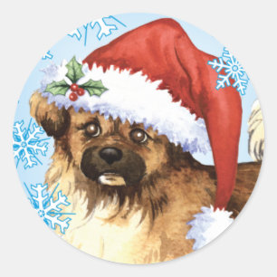 Sticker Rond Joyeux Howlidays Espagnol Tibétain