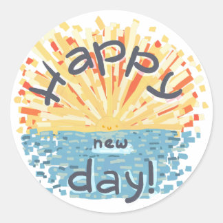 Sticker Rond Joyeux Jour !