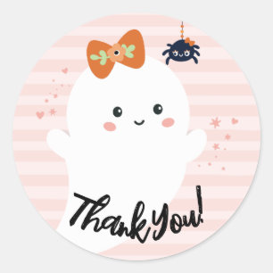 Sticker Rond Joyeux Jour de la BOO Halloween Anniversaire
