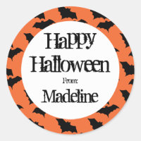 Joyeux Motif de chauve-souris Halloween Enfants Pe