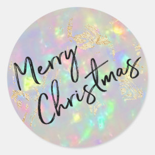 Sticker Rond Joyeux Noël