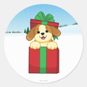 Sticker Rond Joyeux Noël !