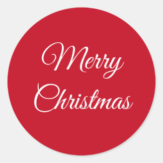 Sticker Rond Joyeux Noël