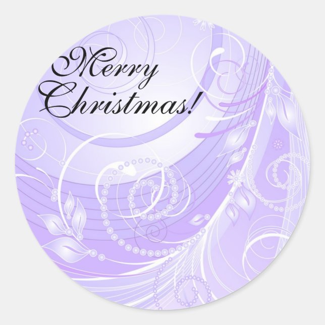 Sticker Rond Joyeux Noël ! (Devant)