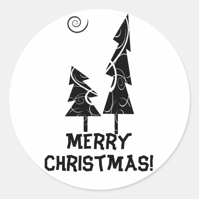 Sticker Rond Joyeux Noël ! (Devant)