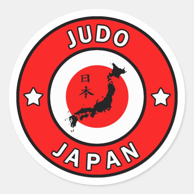 Sticker Rond Judo (Devant)