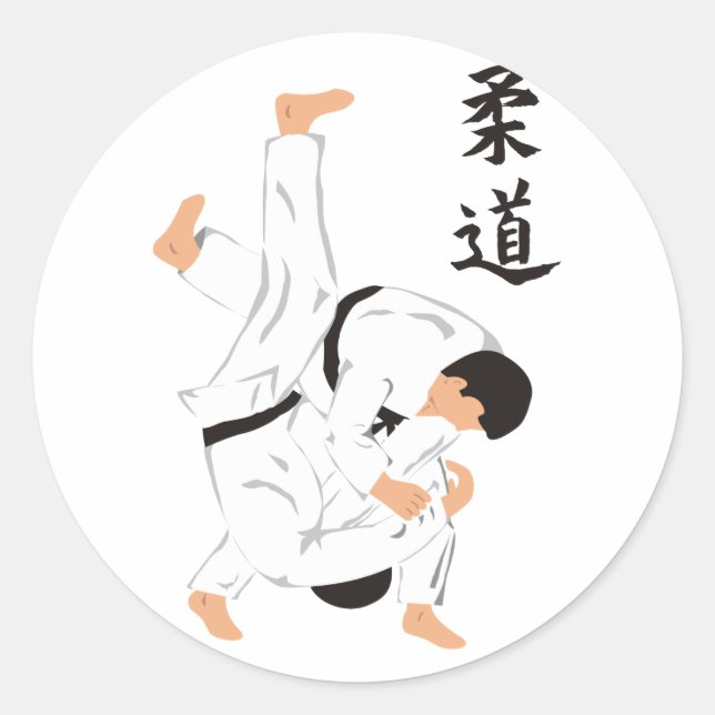 Sticker Rond Judo (Devant)