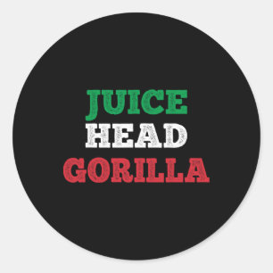 Sticker Rond Juicehead Gorilla Nouveau Jersey Garden Nj Shore I