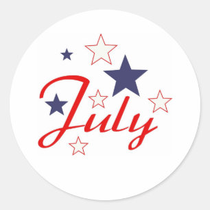 Sticker Rond juillet