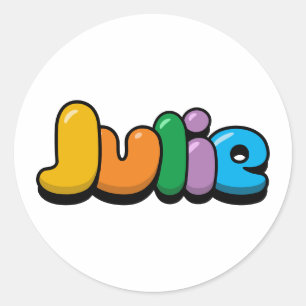 Sticker Rond Julie