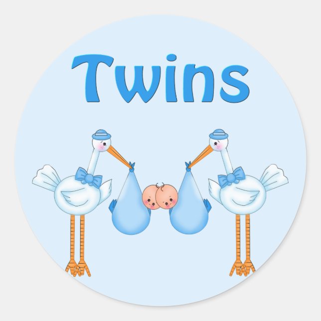 Sticker Rond Jumeaux (Devant)