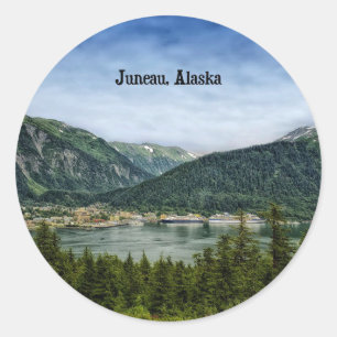 Sticker Rond Juneau (Alaska)