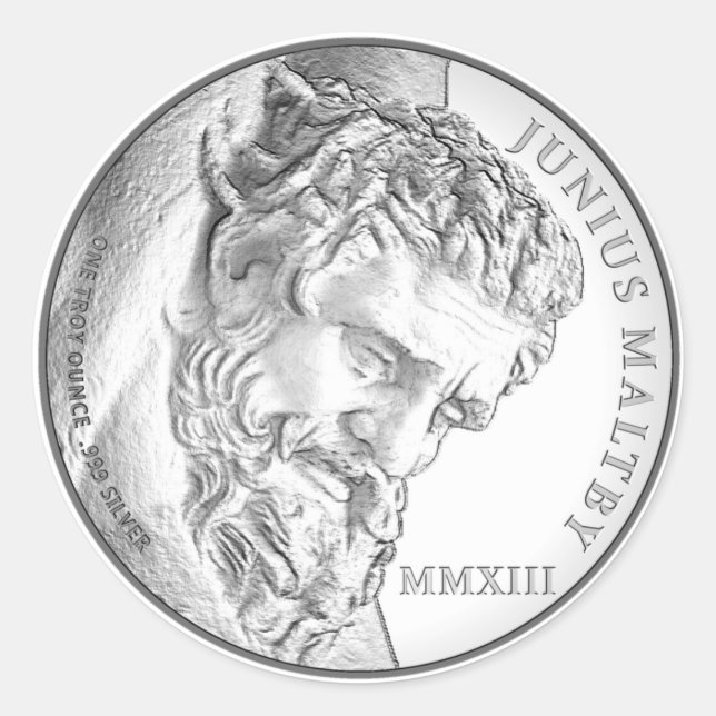 Sticker Rond Junius Maltby Channel (Devant)