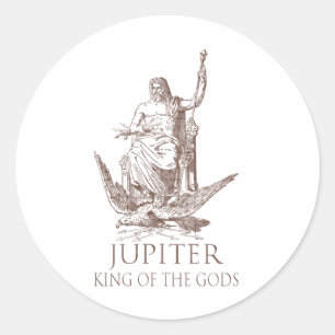 Sticker Rond Jupiter