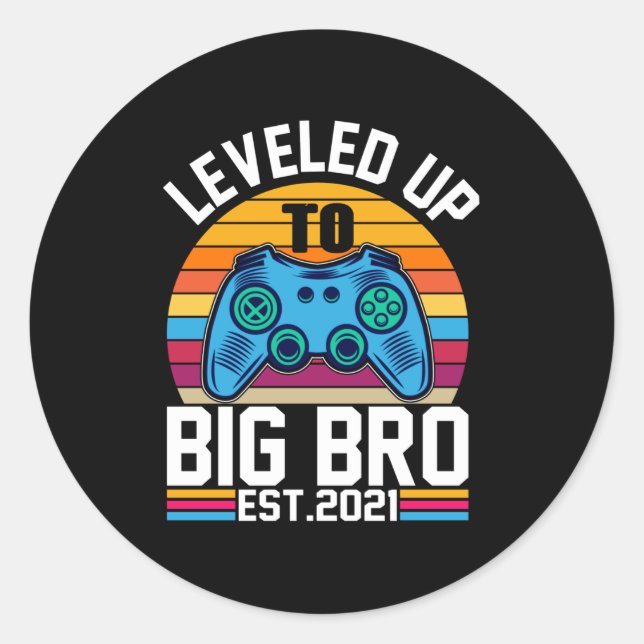 Sticker Rond Jusqu'À Big Bro EST : 2021 (Devant)