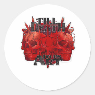 Sticker Rond Jusqu'à ce que la mort nous sépare Classique – Slo