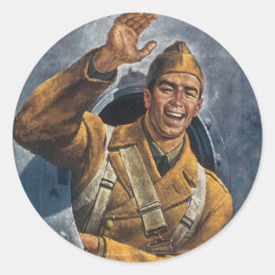 Sticker Rond Jusqu'à ce que nous nous rencontrions à nouveau