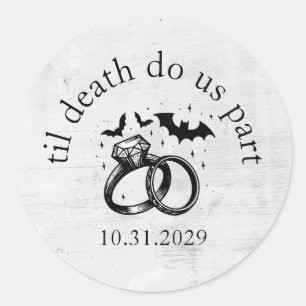 Sticker Rond Jusqu'à la mort