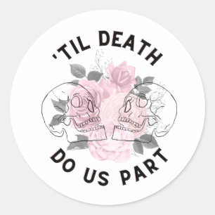 Sticker Rond 'Jusqu'à la mort faisons-nous partie des autocolla