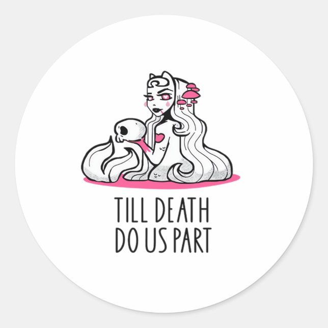 Sticker Rond Jusqu'à la mort Faites-nous partie classique - Slo (Devant)