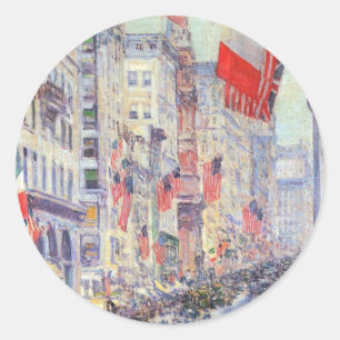 Sticker Rond Jusqu'à l'avenue depuis la 34e rue, mai 1917 par H