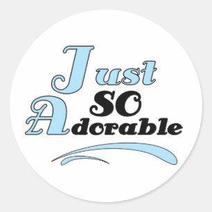 Sticker Rond Juste adorable