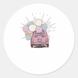 Sticker Rond Juste marié