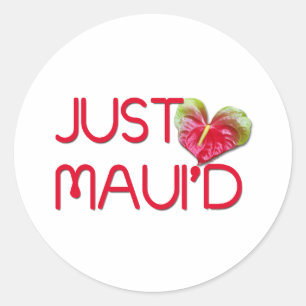 Sticker Rond Juste Maui