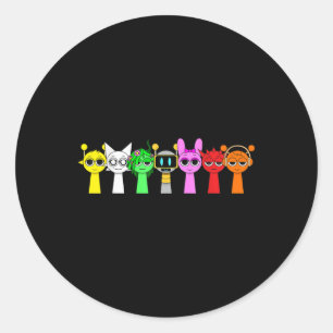 Sticker Rond Juste Un Garçon Qui Aime Sprunky Funny Sprunky Jeu