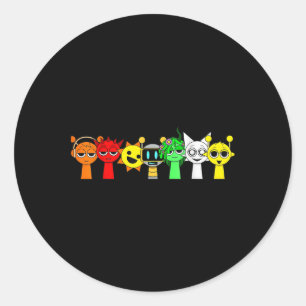 Sticker Rond Juste Un Garçon Qui Aime Sprunky Funny Sprunky Jeu