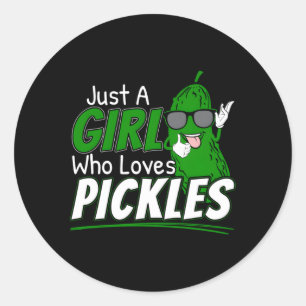 Sticker Rond Juste Un Qui Aime Les Pochettes