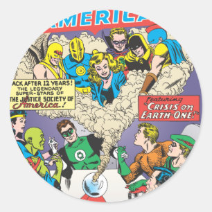 Sticker Rond Justice League of America Numéro 21 - août