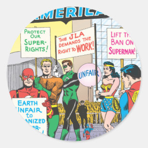 Sticker Rond Justice League of America Numéro 28 - Juin