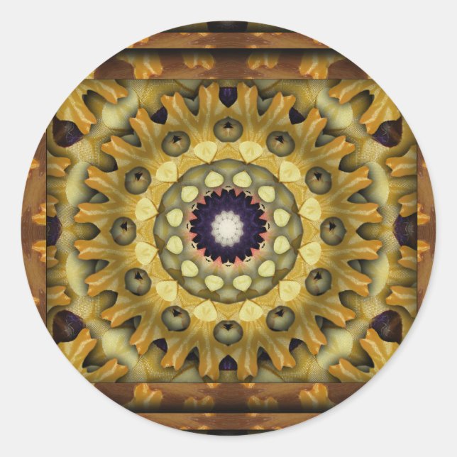 Sticker Rond K117 Automne Kali (Devant)