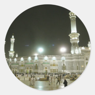 Sticker Rond Kaaba Kaba Mecque Mecque Islam Allah Musulman