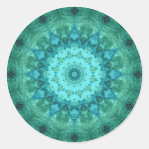 Sticker Rond Kaleidoscope