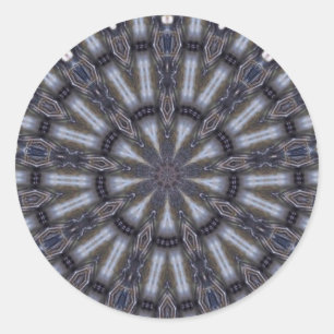 STICKER ROND KALEIDOSCOPE PSYCHÉDÉLIQUE /MÉMOIRES MYSTIQUES
