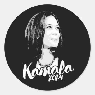 Sticker Rond Kamala 2024