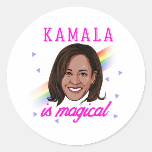 Sticker Rond Kamala est magique