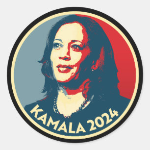 Sticker Rond Kamala Harris 2024