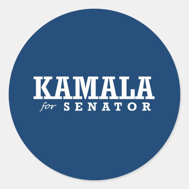 STICKER ROND KAMALA POUR LE SÉNATEUR (Devant)