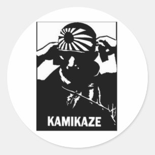 Sticker Rond Kamikaze