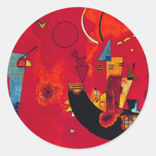 Sticker Rond Kandinsky Mit und Gegen