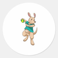 Kangaroo comme joueur de handball avec Handball