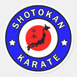 Sticker Rond Karaté de Shotokan