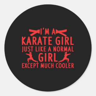 Sticker Rond Karate Pour Taekwondo Karate Ceinture Noire